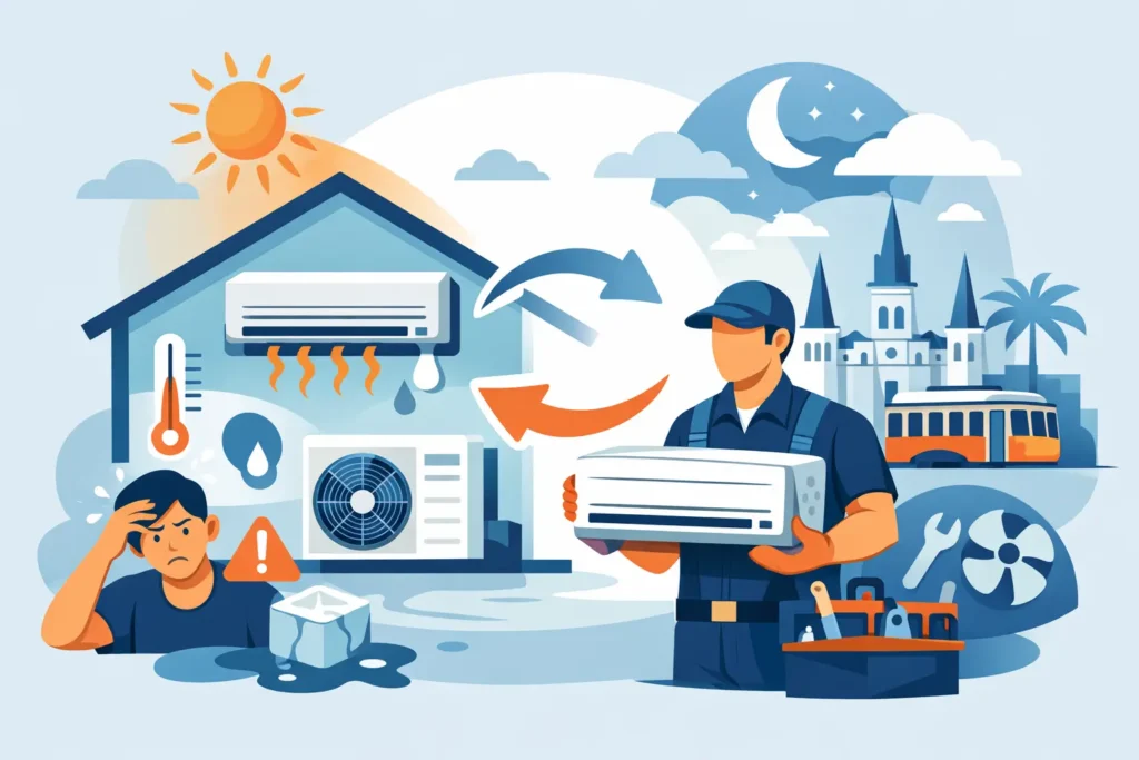 9 Signs You Need AC Replacement in New Orleans