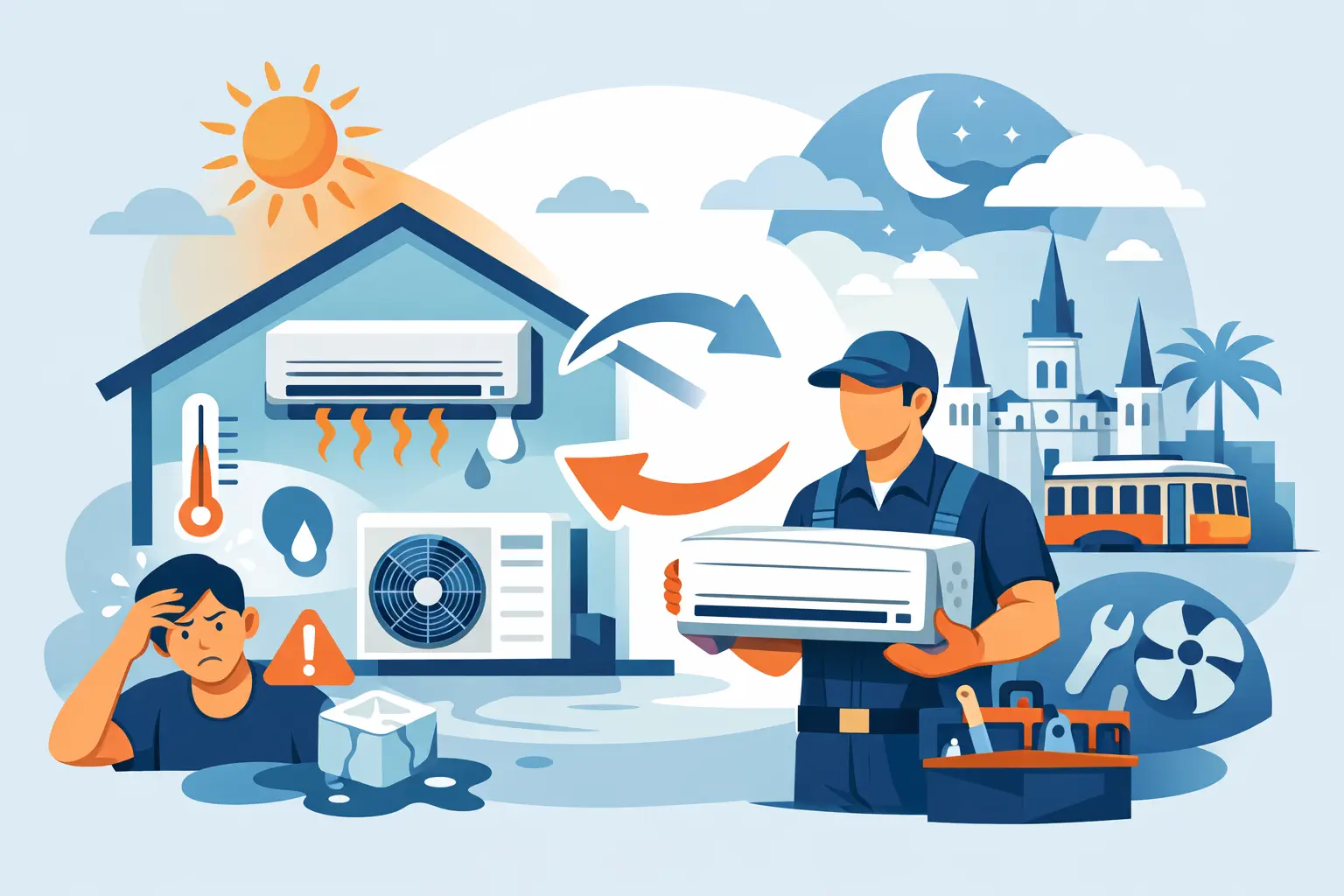 9 Signs You Need AC Replacement in New Orleans