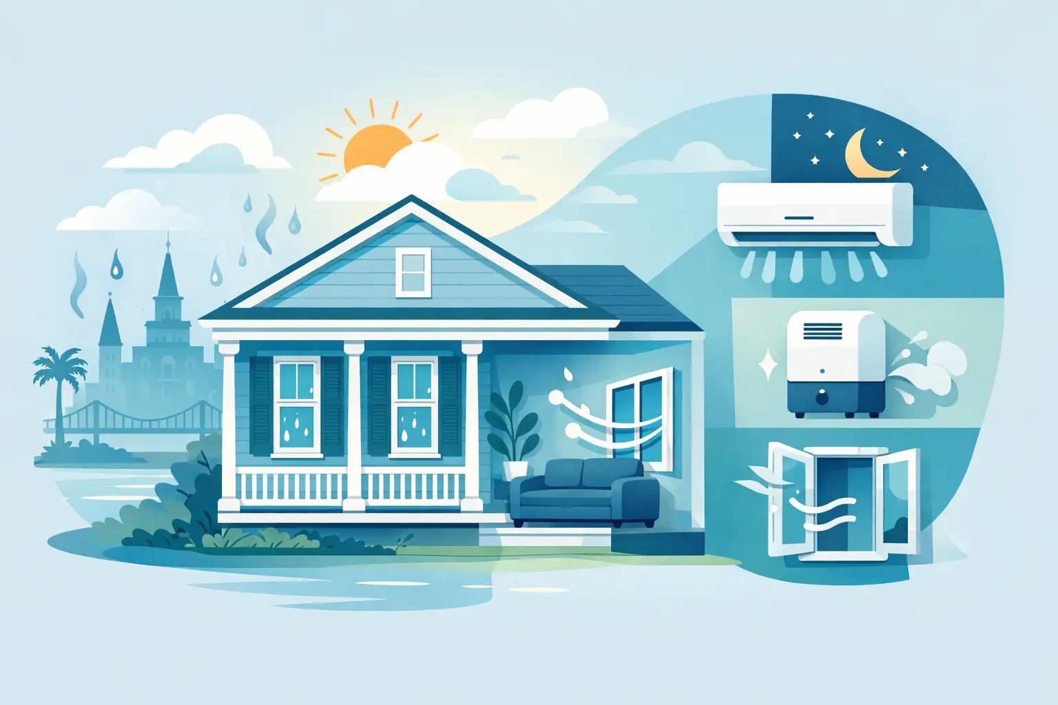 How to Reduce Home Humidity in New Orleans