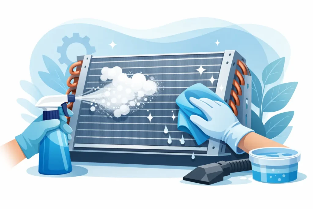 How to Clean Evaporator Coils Without Damage