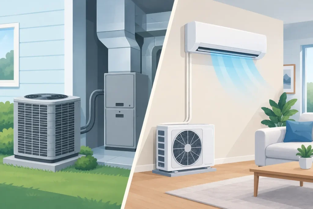 Central Air Versus Mini Splits: Which Is Better?