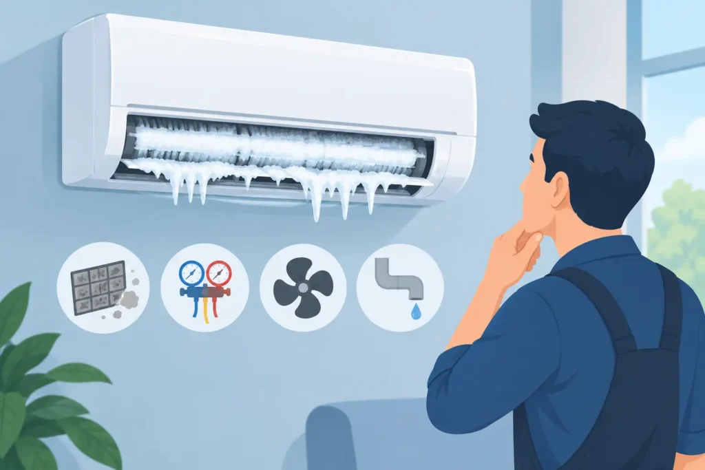 Why Air Conditioner Freezes and What to Do